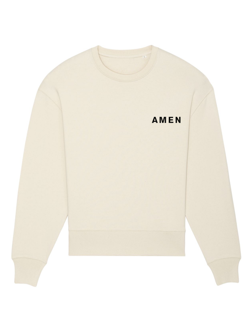 AMEN Sweatshirt in Cream