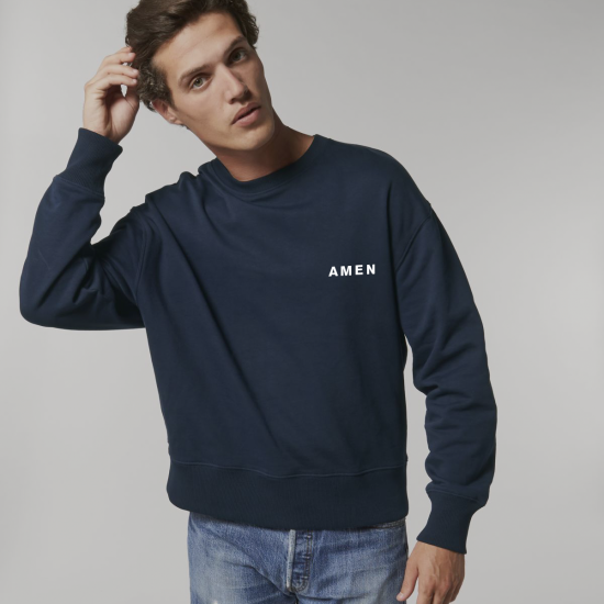 AMEN Sweatshirt in Navy